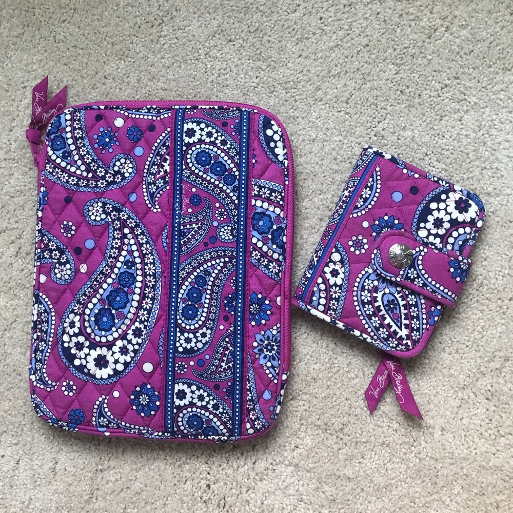 Vera Bradley iPad case and wallet
